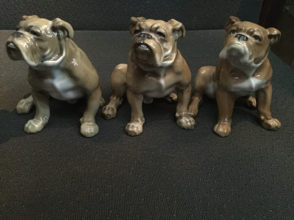 Erstaunliche Porzellen Bulldogges treasures from Germany 10 Karl Tutter pieces