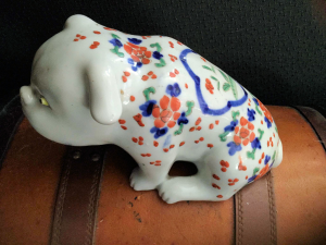 Antique Japanese bulldog collection 