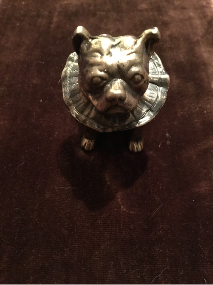 Bulldogs! Not bullion 22nd may 2016 12 Mystery silver mustard pot