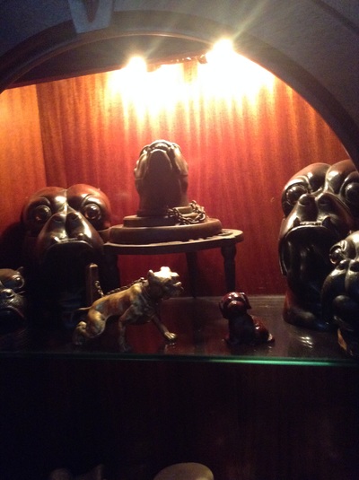 BRONZE BULLY INFO 6 Antique bulldog collectibles