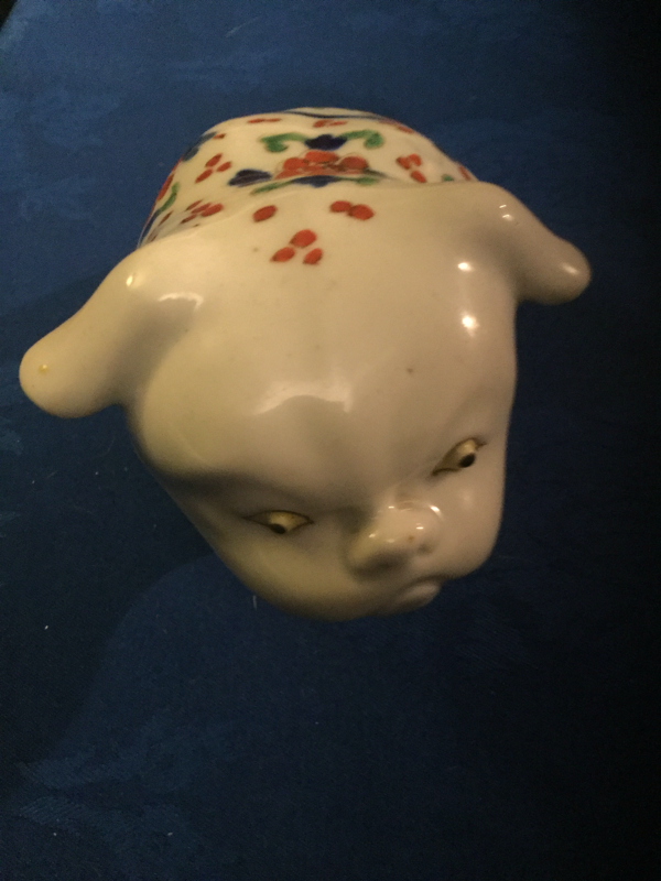 Bulldog antiques Japanese Akari Bulldog