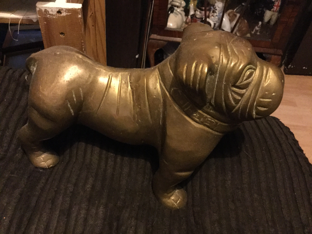 BOLD AS BRASS BULLDOGS!!! 2 BIG BRASS BULLDOG !!!