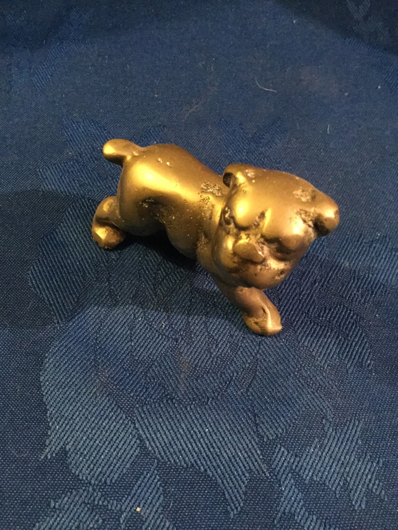 Metal Bulldog collection 10 years 10k Blog Small brass bulldog