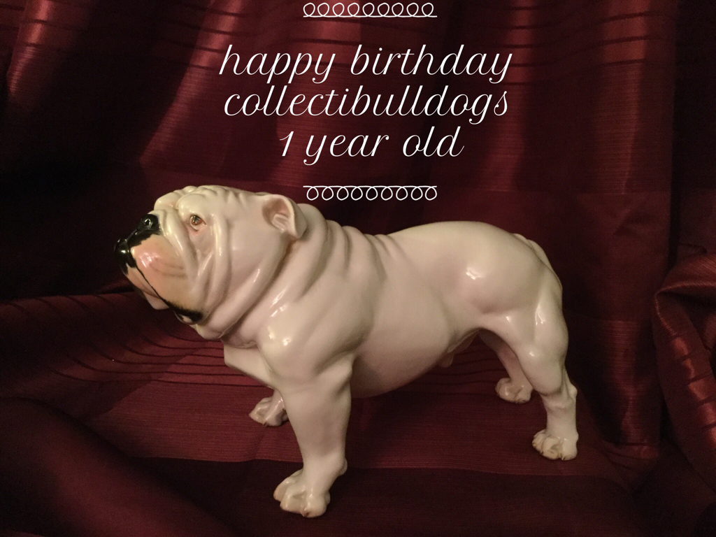 HAPPY BIRTHDAY COLLECTIBULLDOGS 1 year old 9 Amazing achievement