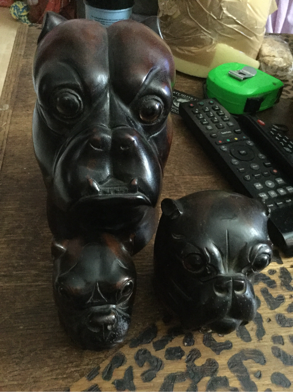 BULLDOGS OF OLD BULLDOGS SO BOLD 12 1800s bulldog heads