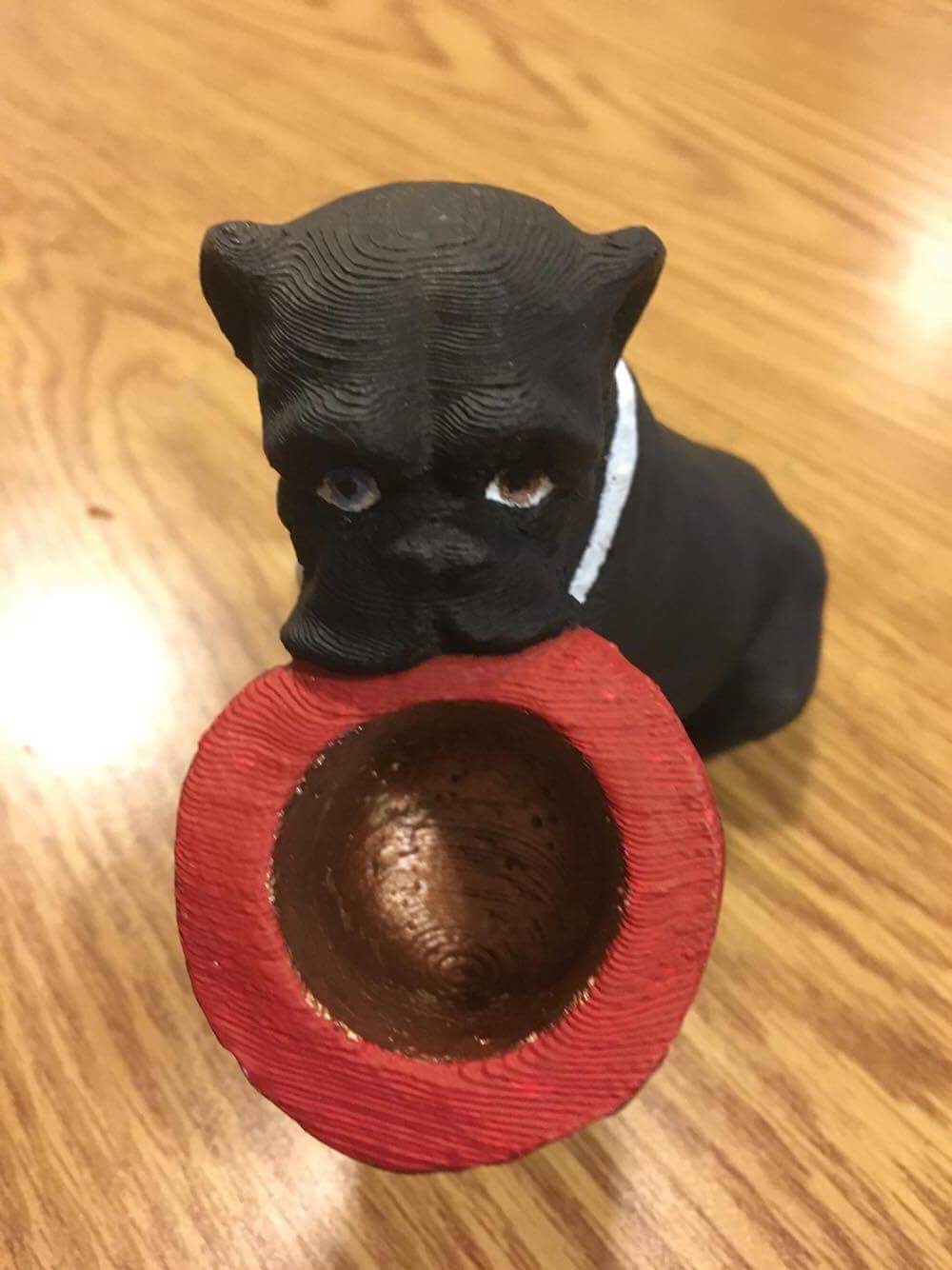 My little 3D printed puppy 11 Painted bulldog