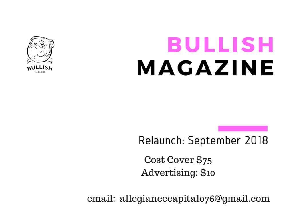 Collectibulldogs 1st Endorsement Bullish Magazine 2018 18 Endorsement