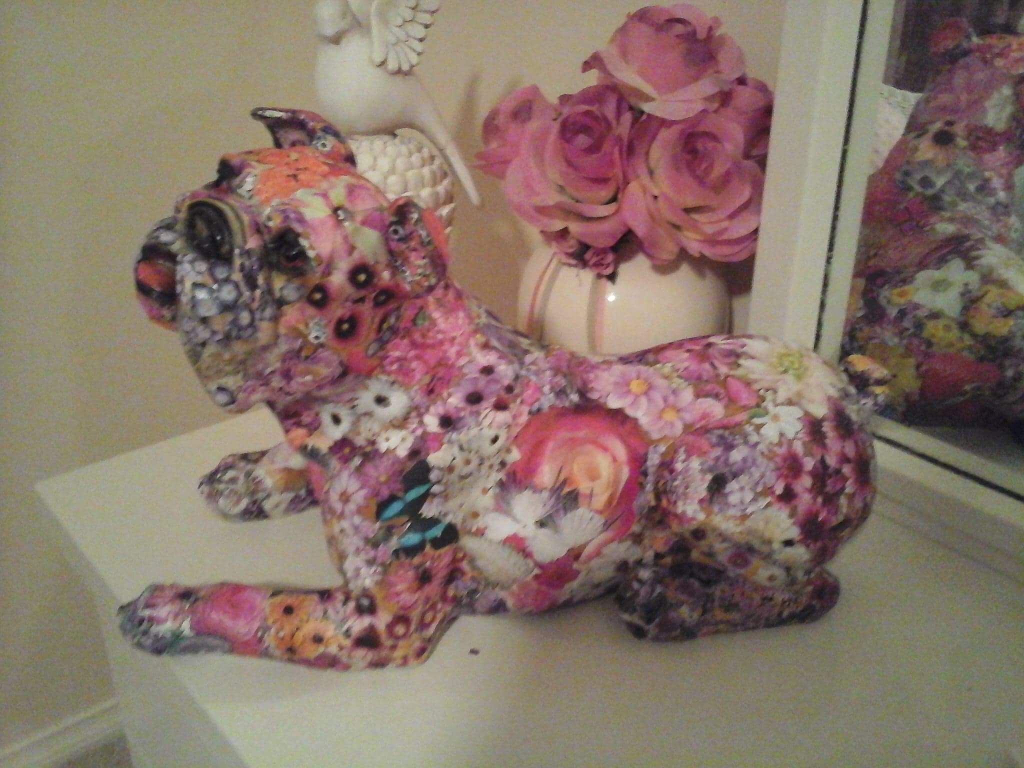 Bulldog antiques Decoupage