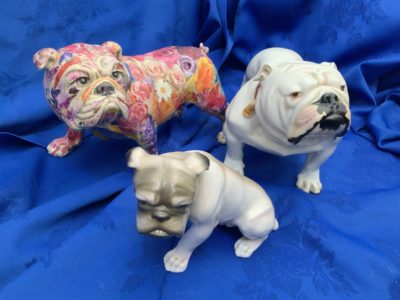 Antique bulldog collection 