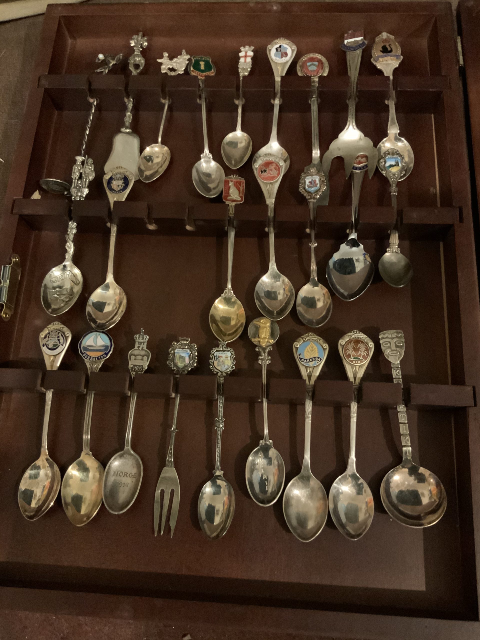 Antique spoons an Australian treat