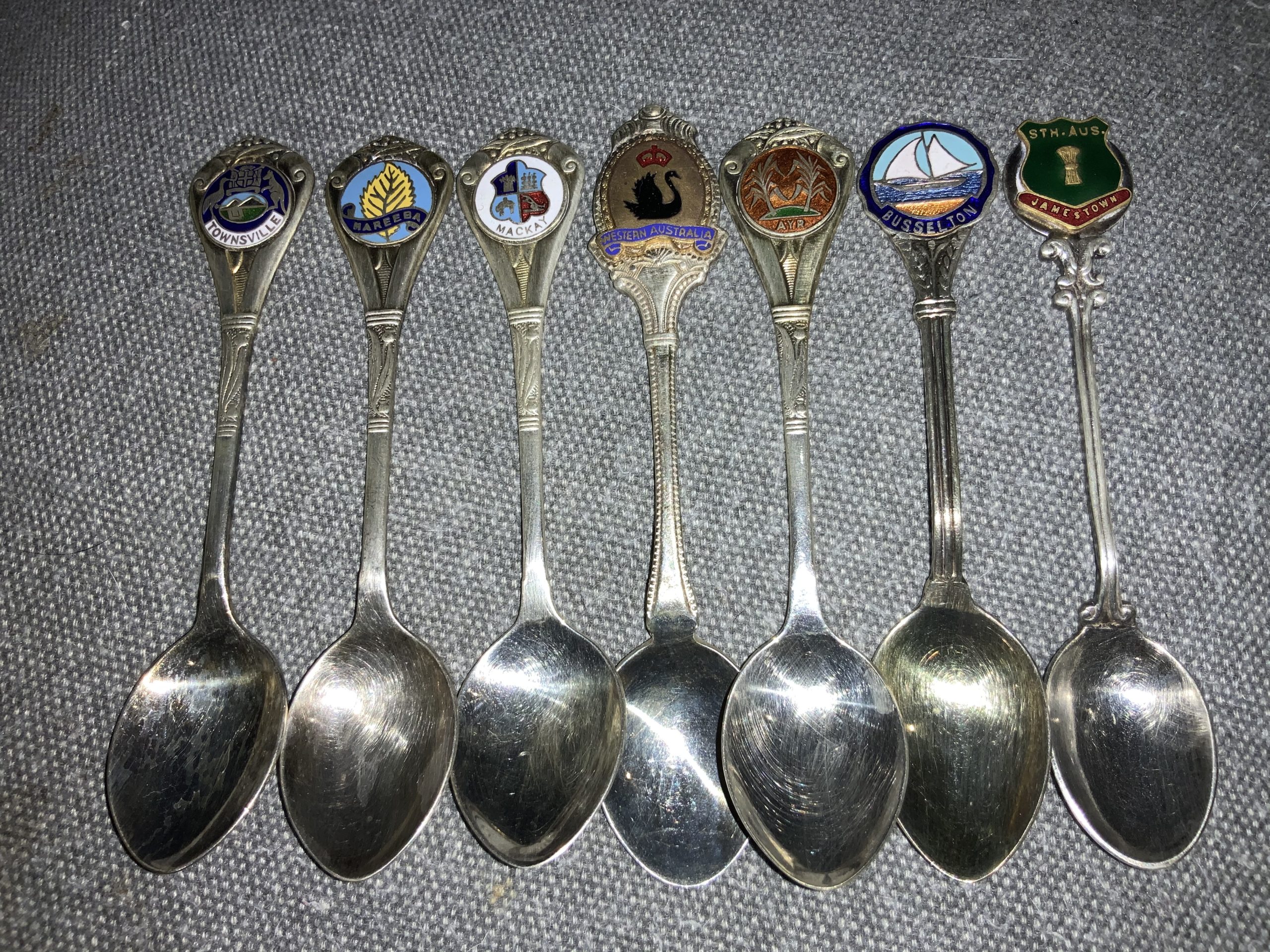Antique spoons an Australian treat