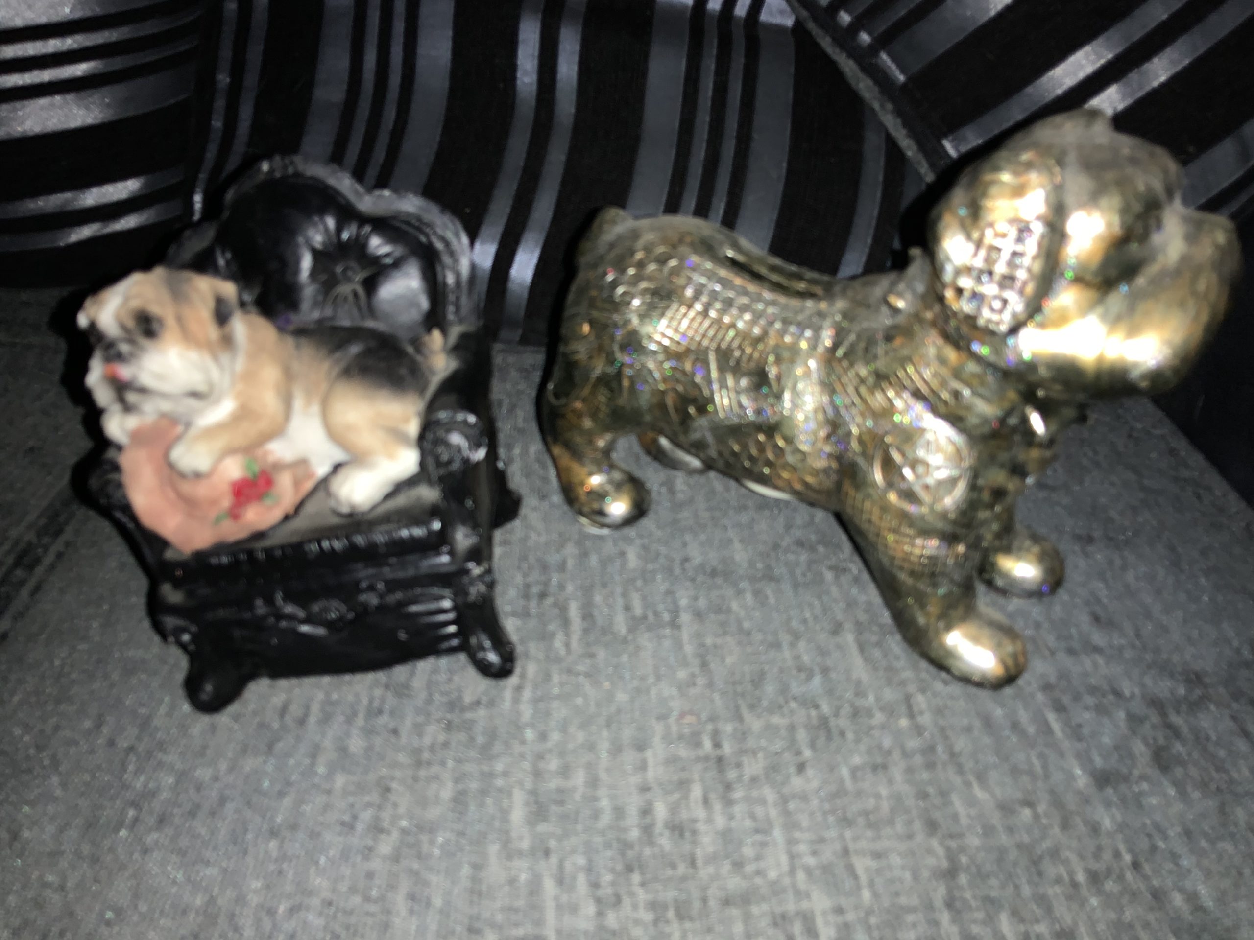 Bulldog money boxes pocket money Holders