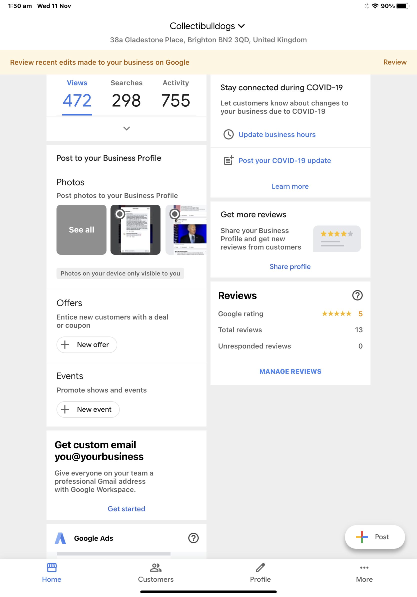 The collectibulldogs Google page profile 2022 4 The collectibulldogs Google page profile